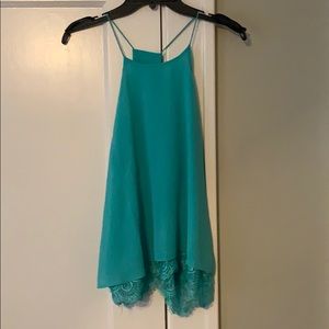 Turquoise tank